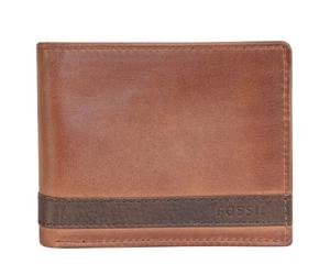 Fossil Turk Wallet Genuine Leather 11.5 cm brown