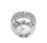 FOSSIL two-hand 15mm ring watch - Silver 15