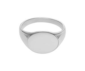 Fossil Unisex Jewelry Silver Stainless Steel Ring, JF047740408