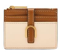 FOSSIL Vada Zip Card Case Bone / Brown