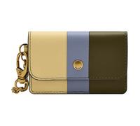 FOSSIL Valerie Lether Flap Card Case Multi Stripe