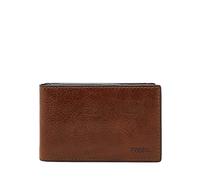 Fossil Wallet for Men Andrew, Eco Leather/PVC Trim Bifold cognac 11.5 cm L x 1.9 cm W x 7.7 cm H ML4391222