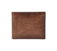 Fossil Wallet for Men Derrick, Leather Bifold brown 11.43 cm L x 1.9 cm W x 8.89 cm H ML3771200