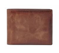 Fossil Wallet for Men Derrick, Leather Bifold brown 11.5 cm L x 2 cm W x 9 cm H ML3681200
