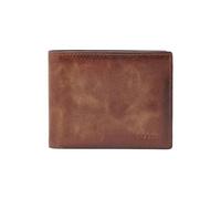 Fossil Wallet for Men Derrick, Leather Bifold brown 11.5 cm L x 2 cm W x 9 cm H ML3681200
