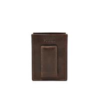 Fossil Wallet for Men Derrick, Leather Card Case brown L 7 cm x W 1 cm x H 9.5 cm ML3812201