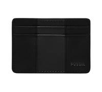 Fossil Wallet for Men Everett, Leather/PVC Trim Card Case black 10.2 cm L x 0.6 cm W x 7.0 cm H ML4398001