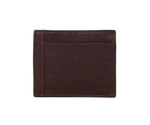 Fossil Wallet for Men Neel, Leather Bifold brown 11.4 cm L x 2.5 cm W x 9.5 cm H ML3890200