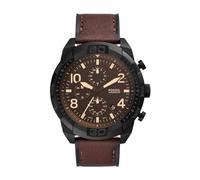 Fossil Bronson Mens Brown Watch FS5875 Leather - One Size