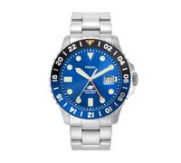 Fossil Watches Fossil Blue GMT Collection Stainless Steel Watch