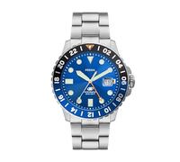 Fossil Watches Fossil Blue GMT Collection Stainless Steel Watch