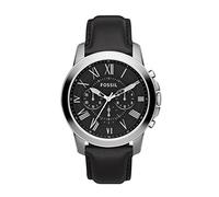 Fossil Watch for Men Grant, Quartz Chronograph Movement, 44 mm Silver Stainless