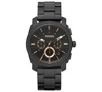 Fossil Machine Men's Chronograph Black Stainless Steel Watch