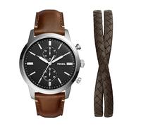Fossil Townsman Mens Brown Watch FS5967SET Leather (archived) - One Size