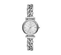 Fossil Watch for Women Carlie, Quartz Movement, 29 mm Silver Stainless Steel Case with a Stainless Steel Strap, ES4432