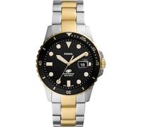 Fossil Blue Three Hand Two Tone Watch FS5951