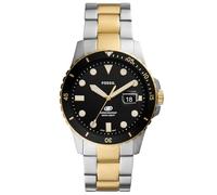 Fossil Watch for Women Fossil Blue, Quartz Movement, 42 mm Silver Stainless Steel Case with a Stainless Steel Strap, FS5951