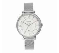 Fossil Watch for Women Jacqueline, Quartz Movement, 36 mm Silver Stainless Steel Case with a Stainless Steel Strap, ES4627