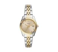 Fossil Watch for Women Scarlette Mini, Quartz Movement, 32 mm Silver Stainless Steel Case with a Stainless Steel Strap, ES4949