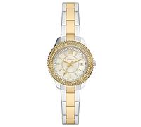 Fossil Watch for Women Stella, Three Hand Date Movement, 30 mm Silver Stainless Steel Case with a Stainless Steel Strap, ES5138
