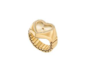 Fossil Watch Ring Ring Stainless Steel ES5407 - Woman Gold