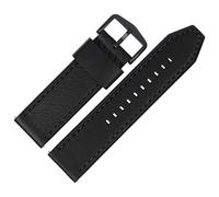 FOSSIL Watch Strap 24 mm Black Leather JR-1354 | LB-JR1354