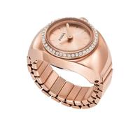 Fossil Watch Ring for Women, Quartz movement with Stainless steel Strap