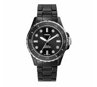 Fossil CE1108 FB-01 Black Ceramic Bracelet Watch - W10382