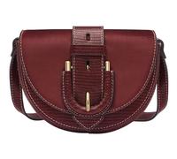 Fossil women's bag Harwell, lizard effect embossed leather small flap crossbody, l: 16.5 cm, w: 5.1 cm, h: 11.4 cm, ZB1939243