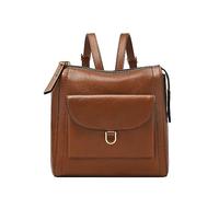 Fossil women's bag Parker, LiteHide brown leather mini backpack, l: 20.3 cm, w: 8.3 cm, h: 20.3 cm, ZB1921200