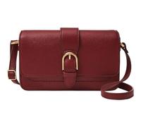 Fossil Women's bag Zoey red black small leather crossbody bag, l: 19.7 cm, w: 3.8 cm, h: 11.4 cm, ZB1937602