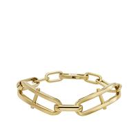Fossil women's bangle Harlow Linear Texture stainless steel gold-tone, JF04535710