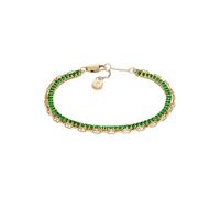 FOSSIL Women's brass with lobster clasp closure double chain bracelet