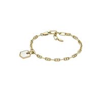 Fossil Women's Bracelet, Heritage Brass Chain Bracelet