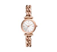 Fossil Women's Carlie Mini Quartz Stainless Steel Three-Hand Watch Color: Rose Gold (Model: ES5330)