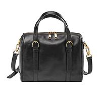 Fossil Carlie handbag leather 26 cm black