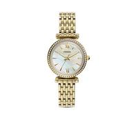 Fossil Women's Carlie Three-Hand, Gold-Tone Stainless Steel Watch, ES4735, Gold, Women Gold