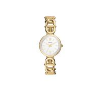 FOSSIL Women's Carlie Three-Hand, Gold-Tone Stainless Steel Watch, ES5272