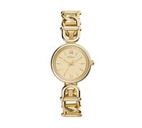 FOSSIL Women's Carlie Three-Hand, Gold-Tone Stainless Steel Watch, ES5375