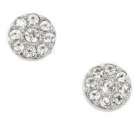 Fossil Women's Disc Silver-Tone Stud Earrings JF00828040