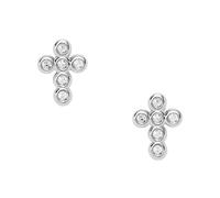 Fossil Womens Earrings FOSSIL JFS00544040 Sterling 925% Cross Swarovski