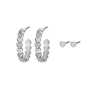 FOSSIL Womens Earrings JGFTSET1079 Brass Hearts