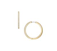 Fossil Women's Ellis All Stacked Up Gold Tone Hoop Earrings