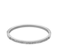 Fossil Women's Ellis Pavé Glitz Stainless Steel Bangle Bracelet