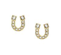 Fossil Women's Gold Stainless Steel Stud Earrings