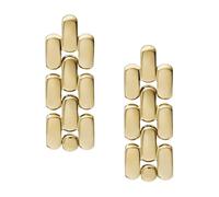 Fossil Women's Gold Stainless Steel Stud Earrings