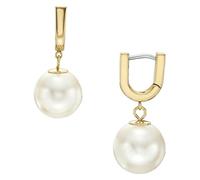 Fossil Women's Gold tone stainless Steel with hoop closure Earrings