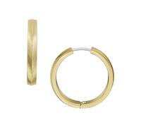 Fossil creole earrings Harlow for women Linear Texture stainless steel gold-tone, JF04537710