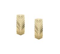 Fossil Earrings for Women Harlow, Length: 13.2mm, Width: 13.9mm, Height: 13.2mm Gold Stainless Steel Earrings, JF04116710