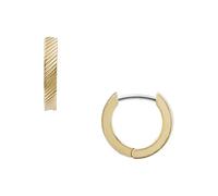 Fossil Women's Gold tone stainless Steel with hoop closure Earrings
